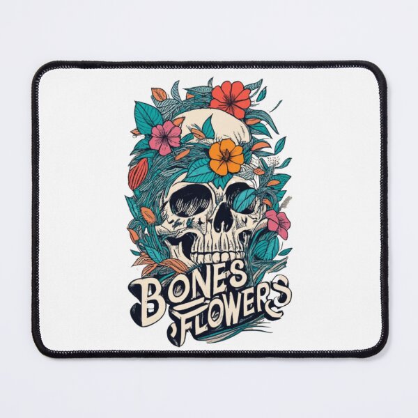 Item preview, Bones And Flowers designed and sold by ColorFlick.