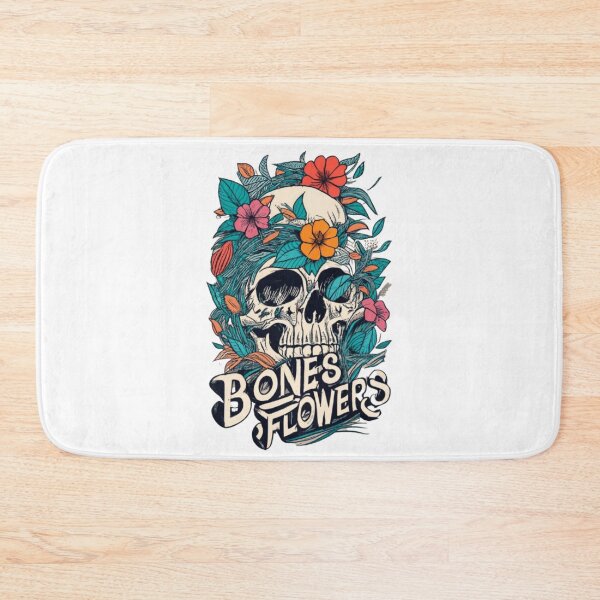 Item preview, Bones And Flowers designed and sold by ColorFlick.