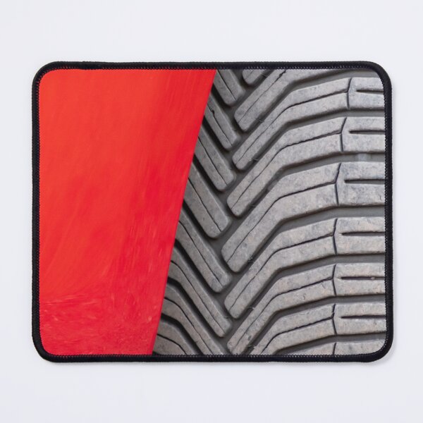 Item preview, Bright red with sporty tire tread designed and sold by Your Happy Life.