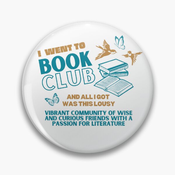 Item preview, I Went to Book Club Blue and Yellow designed and sold by joelleodo.