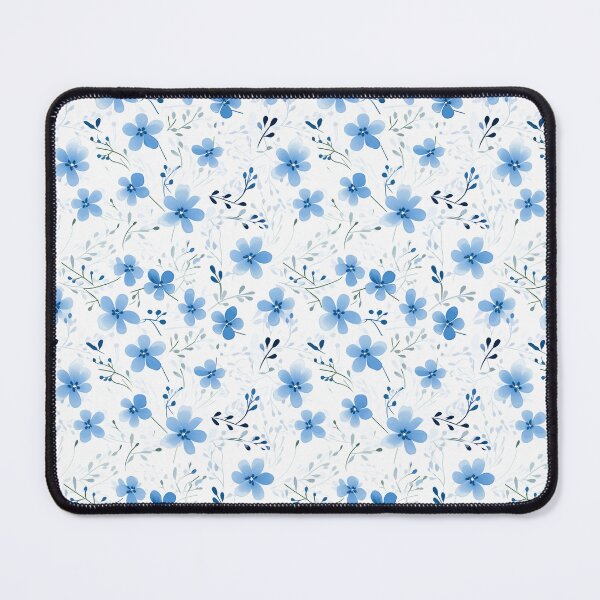 Item preview, Little Blue Flower Pattern designed and sold by PrintsyPattern.