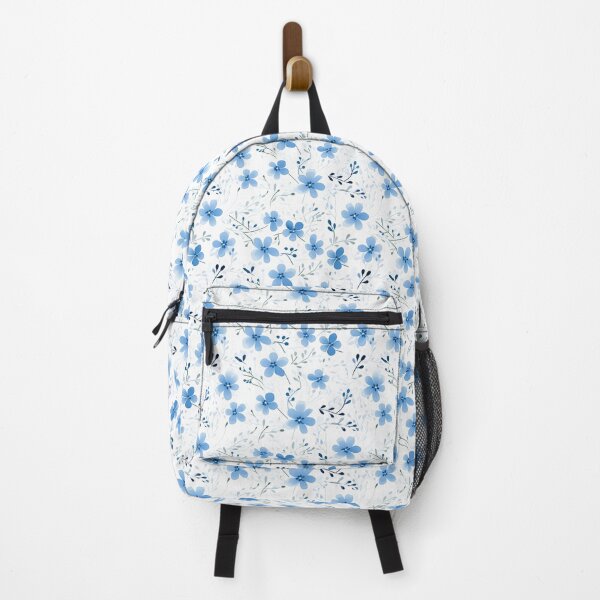 Item preview, Little Blue Flower Pattern designed and sold by PrintsyPattern.