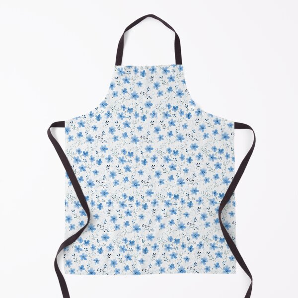 Item preview, Little Blue Flower Pattern designed and sold by PrintsyPattern.