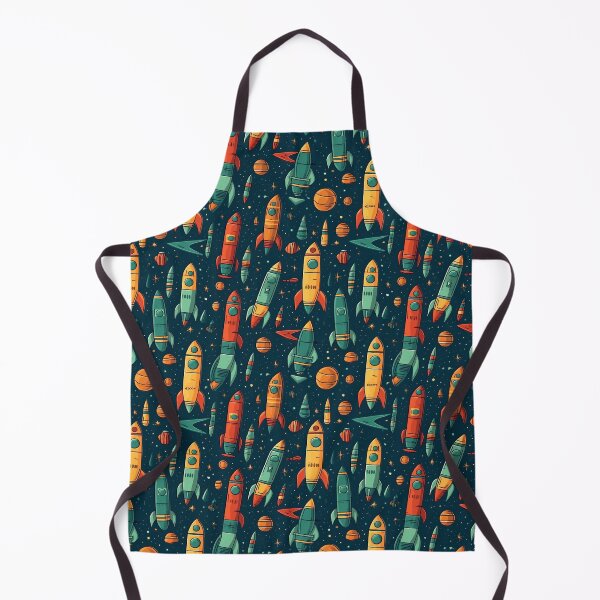 Item preview, Rockets and satellites seamless pattern designed and sold by MiraCleAI.