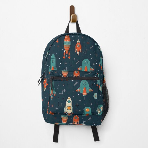 Item preview, Rockets and satellites seamless pattern designed and sold by MiraCleAI.