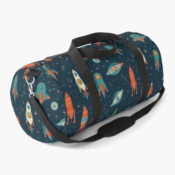 Item preview, Rockets and satellites seamless pattern designed and sold by MiraCleAI.