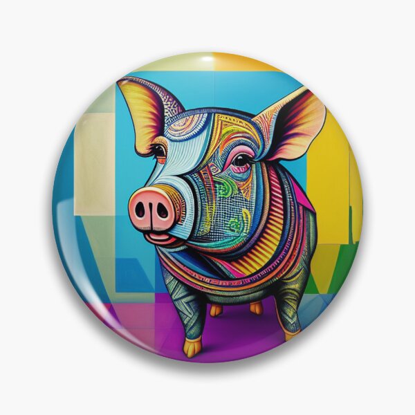 Item preview, Pig - modern art style designed and sold by Julia Rudens.