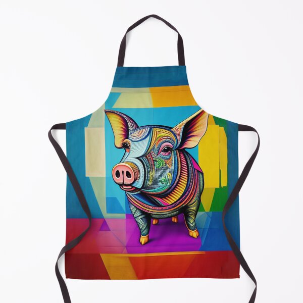 Item preview, Pig - modern art style designed and sold by Julia Rudens.