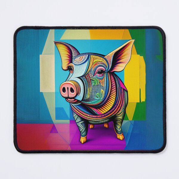 Item preview, Pig - modern art style designed and sold by Julia Rudens.