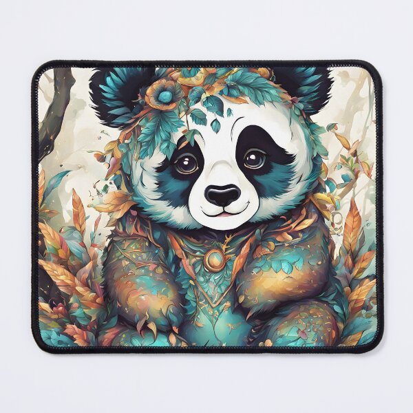 Item preview, Aesthetic Portrait: Panda Serenity Harmonious Hues designed and sold by Noorkin.