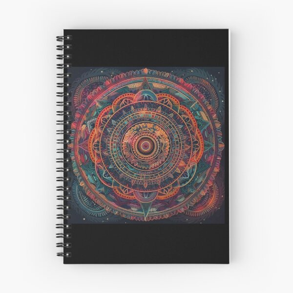 Item preview, Trippy mandala tapestry designed and sold by MiraCleAI.