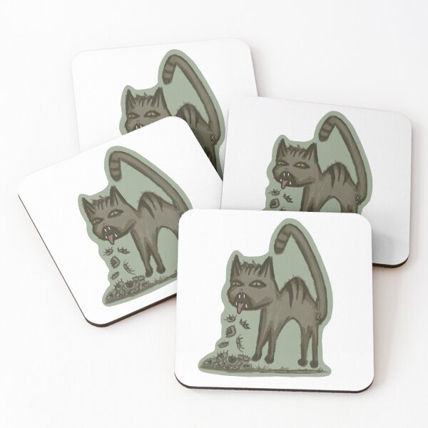 Item preview, Cat throwing up eyes designed and sold by angelfatale.
