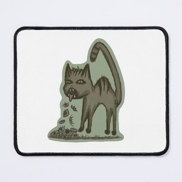 Item preview, Cat throwing up eyes designed and sold by angelfatale.