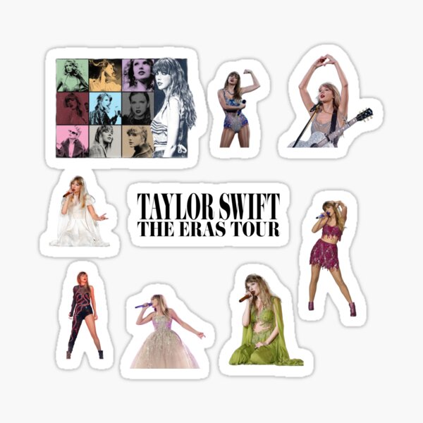 Taylor Swift Downloadable Sticker Pack the Eras Tour Sticker Bundle JPG PNG  Digital Download Tswift Merch 