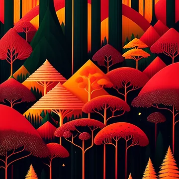 Artwork thumbnail, Forest Shamble by TiltedCode