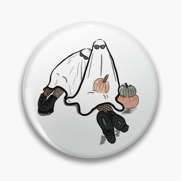 Item preview, Halloween Couple Ghosts with Sunglasses & Legs designed and sold by meganlilyflower.