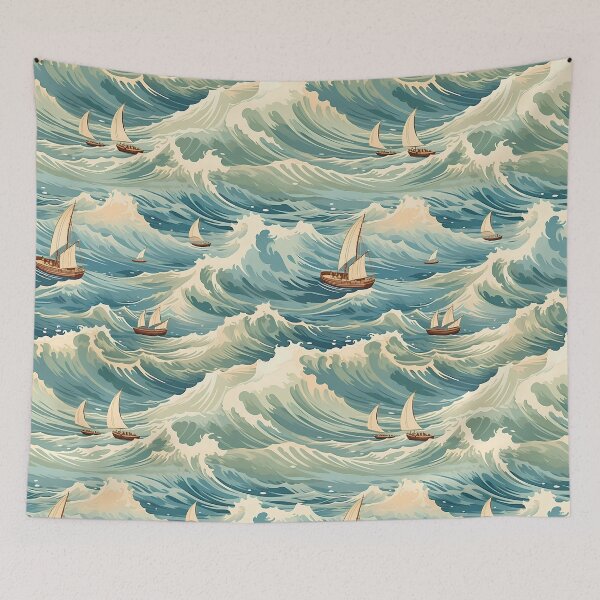 Item preview, sea minimal seamless designed and sold by Ttthunder123.