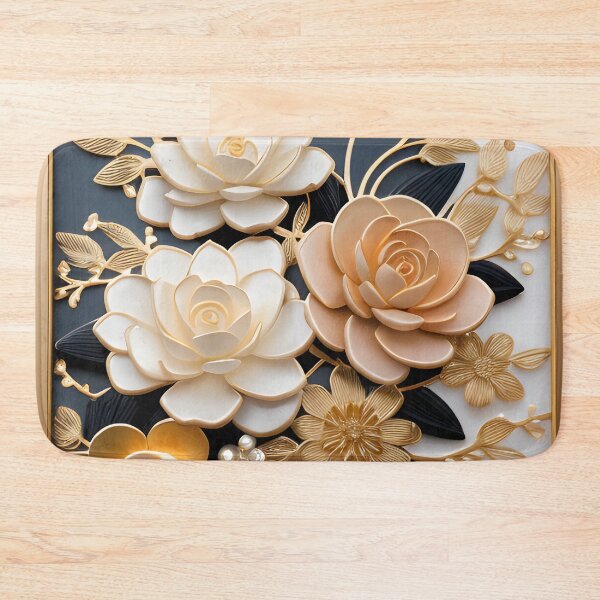 Item preview, Golden Blooms: Eternal Elegance designed and sold by ShadowSakura.