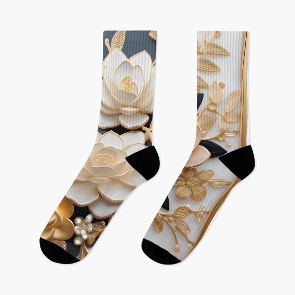 Item preview, Golden Blooms: Eternal Elegance designed and sold by ShadowSakura.