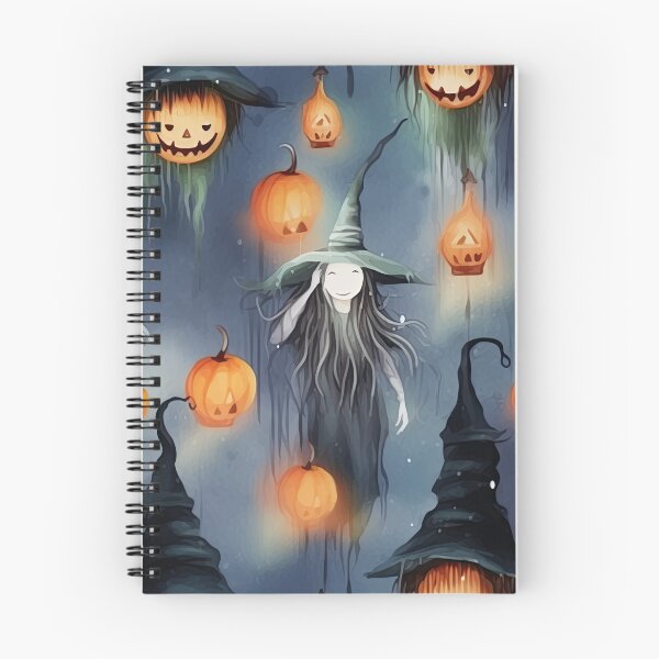 Item preview, Halloween Witch Notebook, Halloween Mug, Halloween Pillowcase designed and sold by Angifly.