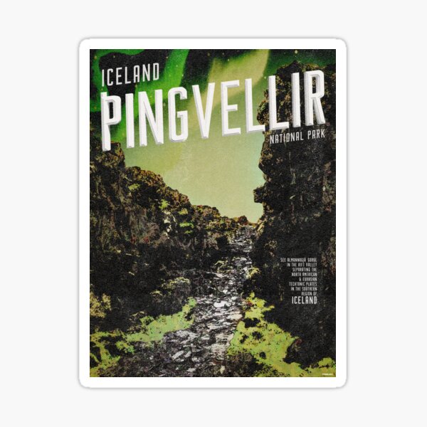 Artikel-Vorschau von Islands Pingvellir-Nationalpark, designt und verkauft von WiseLikeStudios.