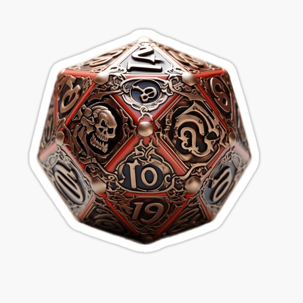 Item preview, D20 Nécromantie designed and sold by DD-TALE-ART.