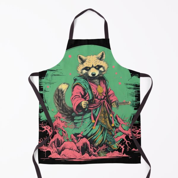 Item preview, Raccoon Dog Tanuki Samurai designed and sold by laika-et-al.