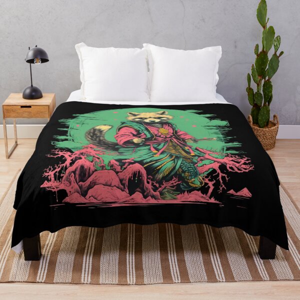 Item preview, Raccoon Dog Tanuki Samurai designed and sold by laika-et-al.