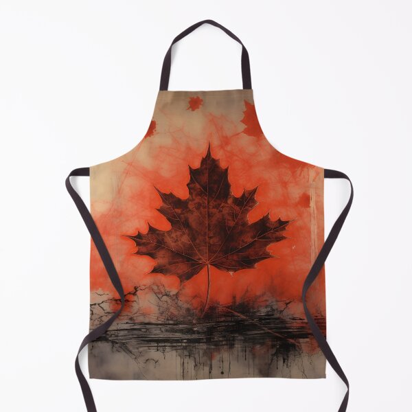 Item preview, crimson canadian maple leaf art print designed and sold by dcrc.