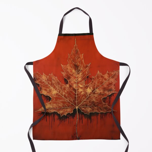 Item preview, crimson canadian maple leaf art print designed and sold by dcrc.