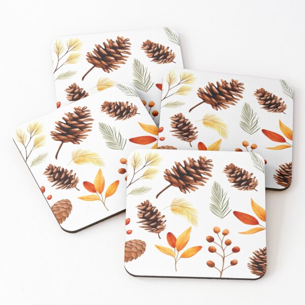 Item preview, Pine cones and leaves designed and sold by RenderlyYours.