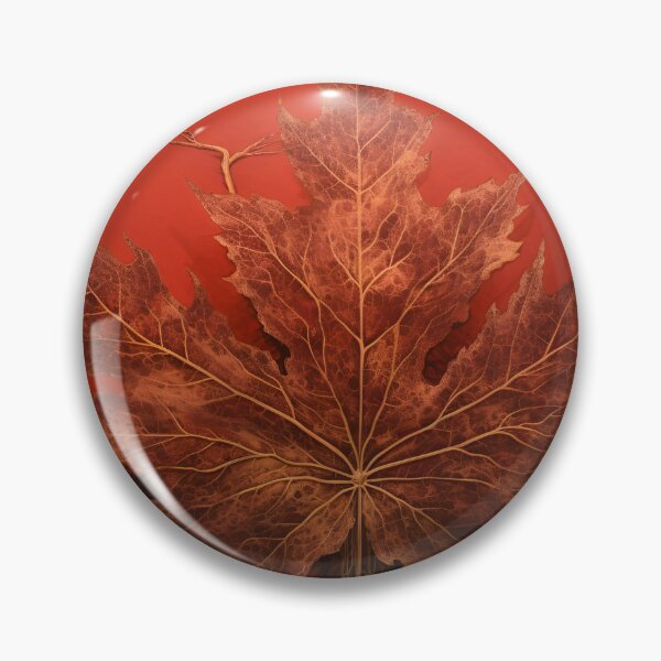 Item preview, crimson canadian maple leaf art print designed and sold by dcrc.
