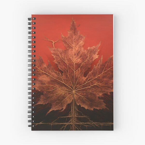 Item preview, crimson canadian maple leaf art print designed and sold by dcrc.