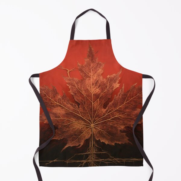 Item preview, crimson canadian maple leaf art print designed and sold by dcrc.