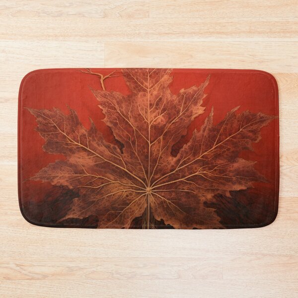 Item preview, crimson canadian maple leaf art print designed and sold by dcrc.