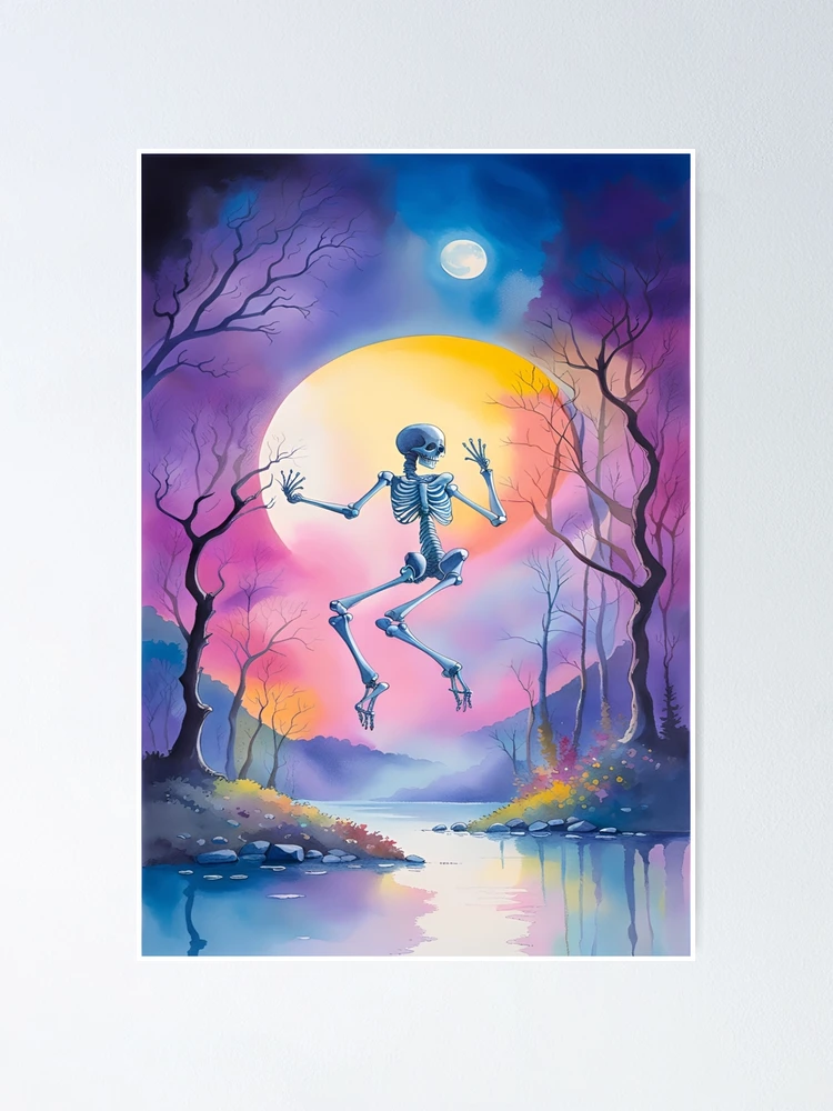 Thumbnail 1 of 3, Poster, Jumping Into Fall designed and sold by TiltedCode.