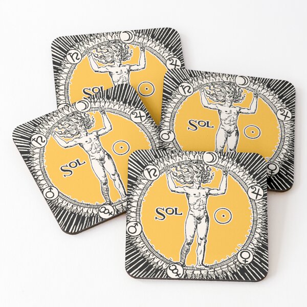 Item preview, El Sol, The Sun, vintage mythological sun designed and sold by MINDTHECHERRY.