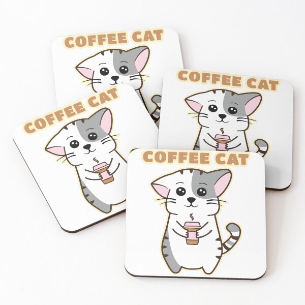 Item preview, Coffee Cat designed and sold by sassandsun.
