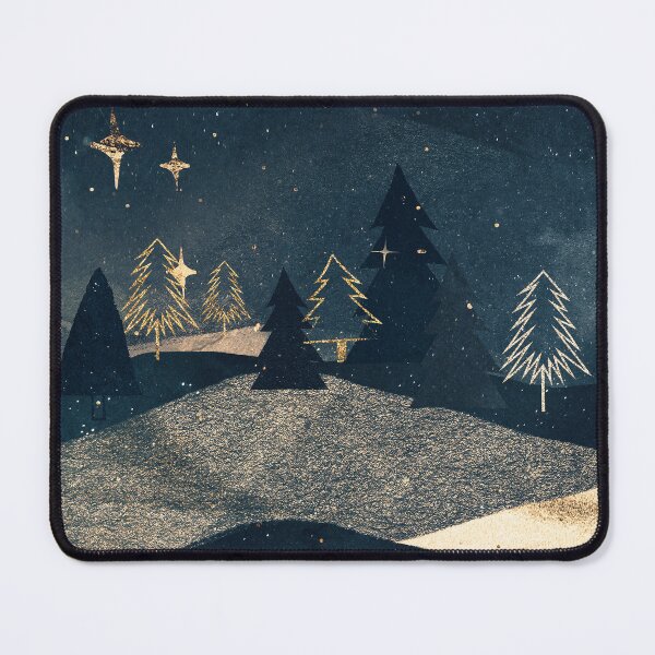Item preview, Abstract starry christmas night designed and sold by ArtStyleAlice.