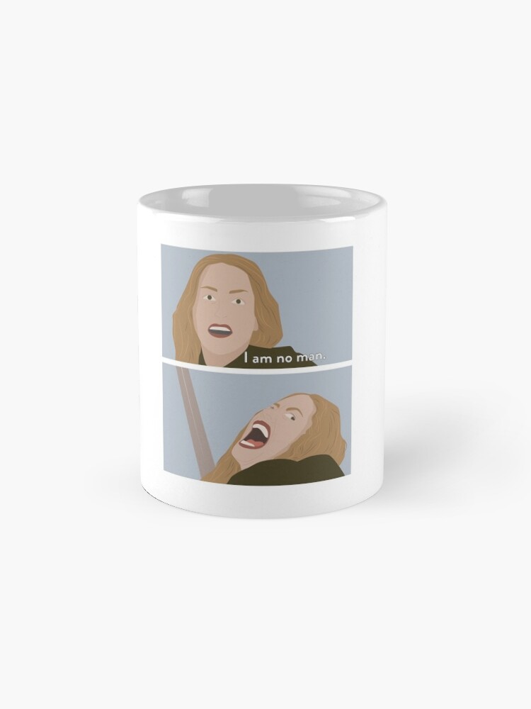 Alternate view of I am no man Mug