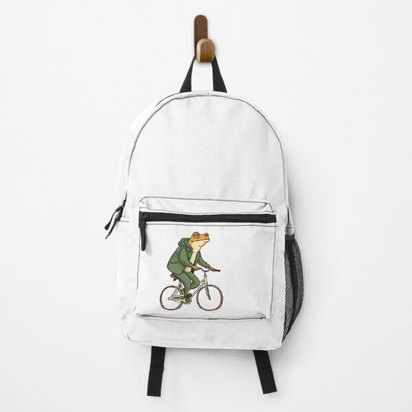 Item preview, Frog riding on a bike designed and sold by PawelNature.
