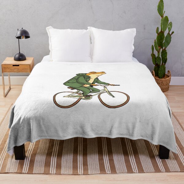 Item preview, Frog riding on a bike designed and sold by PawelNature.