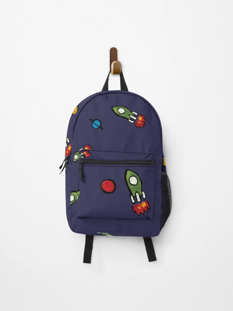 Thumbnail 1 of 3, Backpack, Space Rockets Exploring The Cosmos designed and sold by creativevoid.