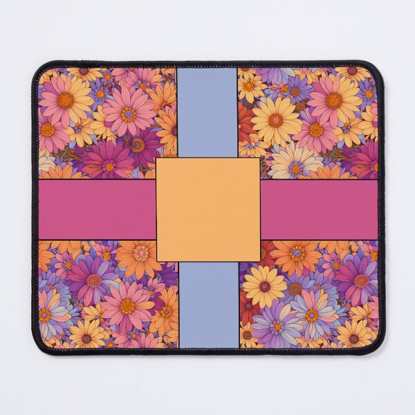 Item preview, Maximalist Flowers Pastel Floral Art Color Blocks Style 1 of 2 - Colors 1 of 4 designed and sold by Beachy.