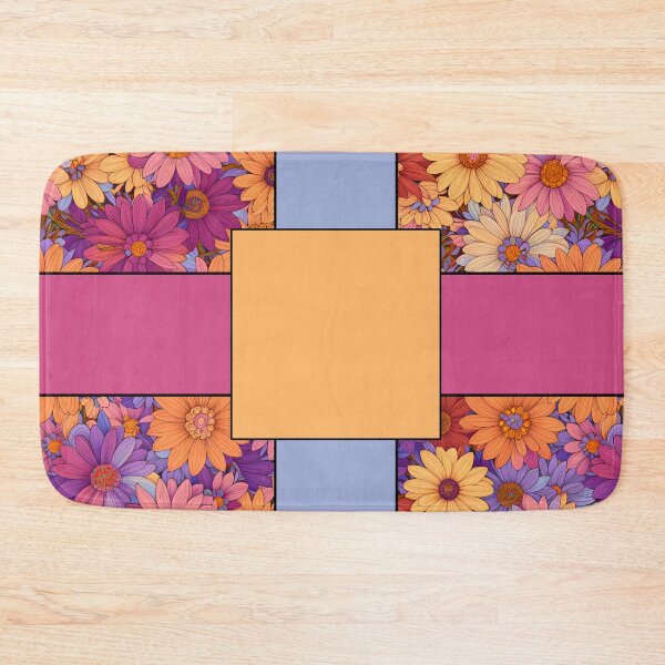 Item preview, Maximalist Flowers Pastel Floral Art Color Blocks Style 1 of 2 - Colors 1 of 4 designed and sold by Beachy.