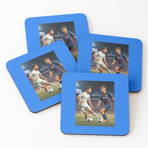 Item preview, Clash of Titans: Ronaldo vs. Messi on the Football Pitch designed and sold by Chukszy1.