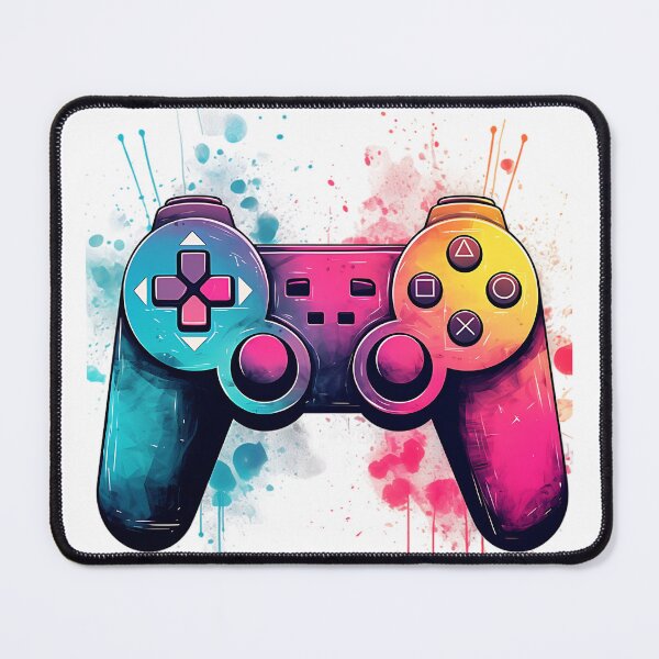 Item preview, Modern Video game controller Device Square Illustration. designed and sold by DreamWorld07.