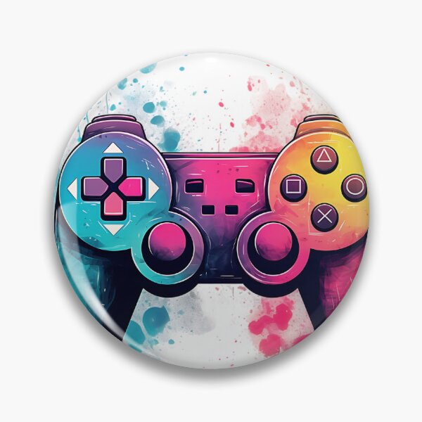 Item preview, Modern Video game controller Device Square Illustration. designed and sold by DreamWorld07.