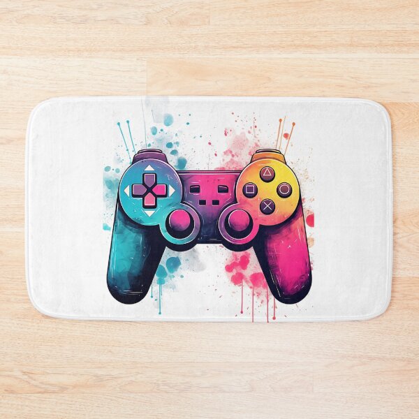 Item preview, Modern Video game controller Device Square Illustration. designed and sold by DreamWorld07.