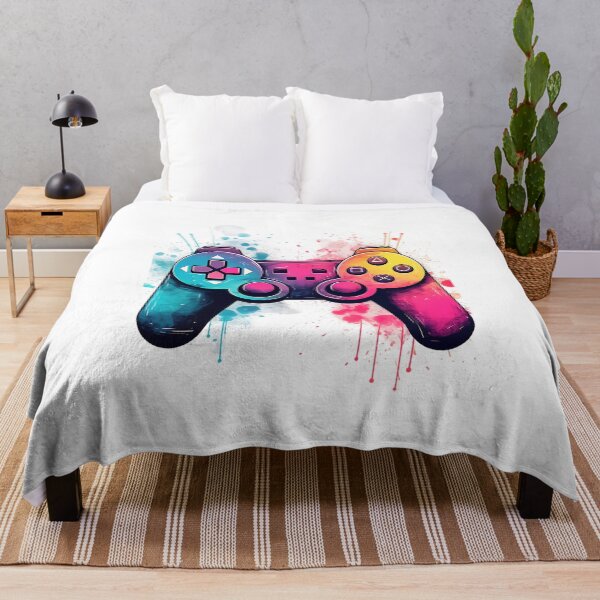 Item preview, Modern Video game controller Device Square Illustration. designed and sold by DreamWorld07.
